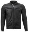 leather jacket moteq arsenal, man(s), black, size s logo