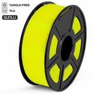 plastic, filament, felament for sunlu pla 3d printer yellow logo