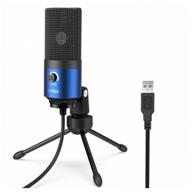 microphone fifine k669 usb, blue логотип