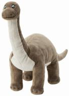 🦕 brown 55 cm yettelik brontosaurus soft toy from ikea logo