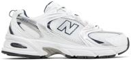 sneakers new balance 530 white silver, 45eu logo