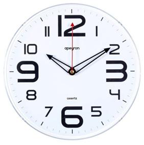 img 4 attached to Wall clock quartz Apeyron PL200911 white