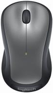 logitech m310 wireless compact mouse, dark gray logo