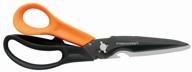 садовые ножницы fiskars 1000809 оранжевый/черный логотип