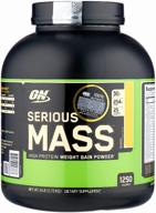 gainer optimum nutrition serious mass, 2720 g, banana logo