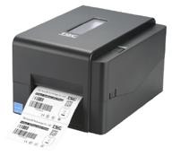 thermal transfer label printer tsc te-200 99-065a101-r0lf05 grey/black logo