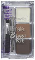 wet n wild eyebrow set ultimate brow kit, ash brown logo