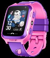 children's smart watch leef pulsar, pink/purple logo