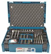 makita tool kit b-43044, 66 pcs, turquoise logo