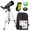 telescope levenhuk skyline travel sun 70 with solar filter and backpack gift adapter for smartphone and book "cosmos" logo