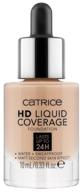 catrice hd liquid coverage foundation, 10ml, 030 sand beige logo
