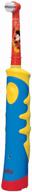 electric toothbrush oral-b kids mickey mouse, blue-yellow logo