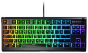 img 4 attached to Клавиатура SteelSeries Apex 3 TKL RU Black USB SteelSeries Whisper-Quiet, черный, кириллица QWERTY