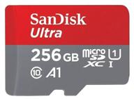 sandisk extreme microsdxc 256 gb class 10, v30, a2, uhs-i, r/w 160/90 mb/s, sd adapter logo