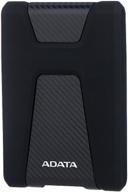 2 tb external hdd adata dashdrive durable hd650, usb 3.2 gen 1, black логотип