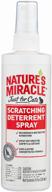 spray nature "s miracle against scratching household items scratching deterrent spray for cats, 236 ml логотип