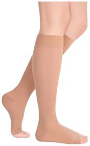 img 4 attached to Anti-varicose socks Idealista ID-210, class 1, size: M, length: 35-39 cm, beige