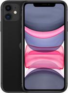 smartphone apple iphone 11 128 gb, dual: nano sim esim, black логотип