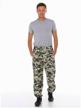 men's trousers / summer trousers with elastic band / military trousers, 100% cotton, 44-170ru logo
