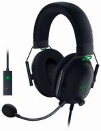 headset razer blackshark v2 with usb sound card, classic black logo