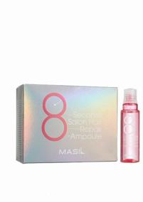 img 3 attached to Masil Mask Filler: 8 Second Hair Recovery with Protein Complex - 10 Pack of 15ml Salon Hair Repair Ampoules
