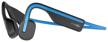 aftershokz openmove wireless headphones, elevation blue logo