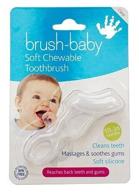toothbrush brush baby chewable chethbrush brb001 10-36 months, transparent logo