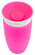 чашка munchkin непроливайка miracle 360° 12096, розовый логотип