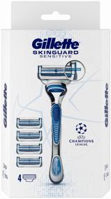 img 4 attached to 🪒 Revolutionary Gillette Skinguard: Silver Reusable Razor - Unparalleled Shaving Experience