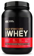optimum nutrition 100% whey gold standard protein, 909g, double chocolate logo