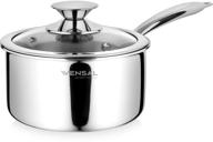 ladle with lid vensal le chef, 18 cm, 2.2 l, steel, for all types of hob logo