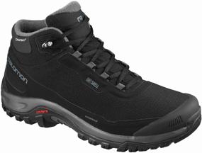 img 4 attached to Salomon low shoes, size 8 / 26, black/ebony/black