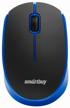 wireless compact mouse smartbuy one 368ag, blue/black logo
