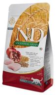 dry food for cats farmina n&d ancestral grain, with chicken, pomegranate, oats, spelled 1.5 kg логотип