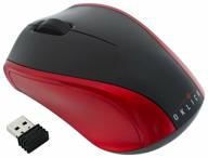беспроводная компактная мышь oklick 540sw wireless optical mouse black-red usb логотип