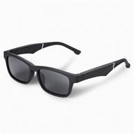 поляризационные солнцезащитные умные смарт очки для водителей с гарнитурой для вождения и рыбалки zdk с bluetooth, черные логотип