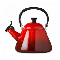 le creuset kettle with whistle kone kettle 92000200 1.6 l, cerise logo