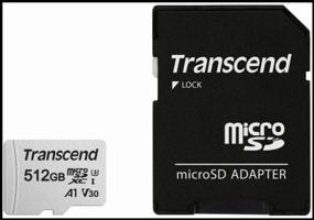 img 3 attached to Transcend microSDXC 512 GB Class 10 V30 A1 UHS-I U3 R/W 100/85 MB/s SD card