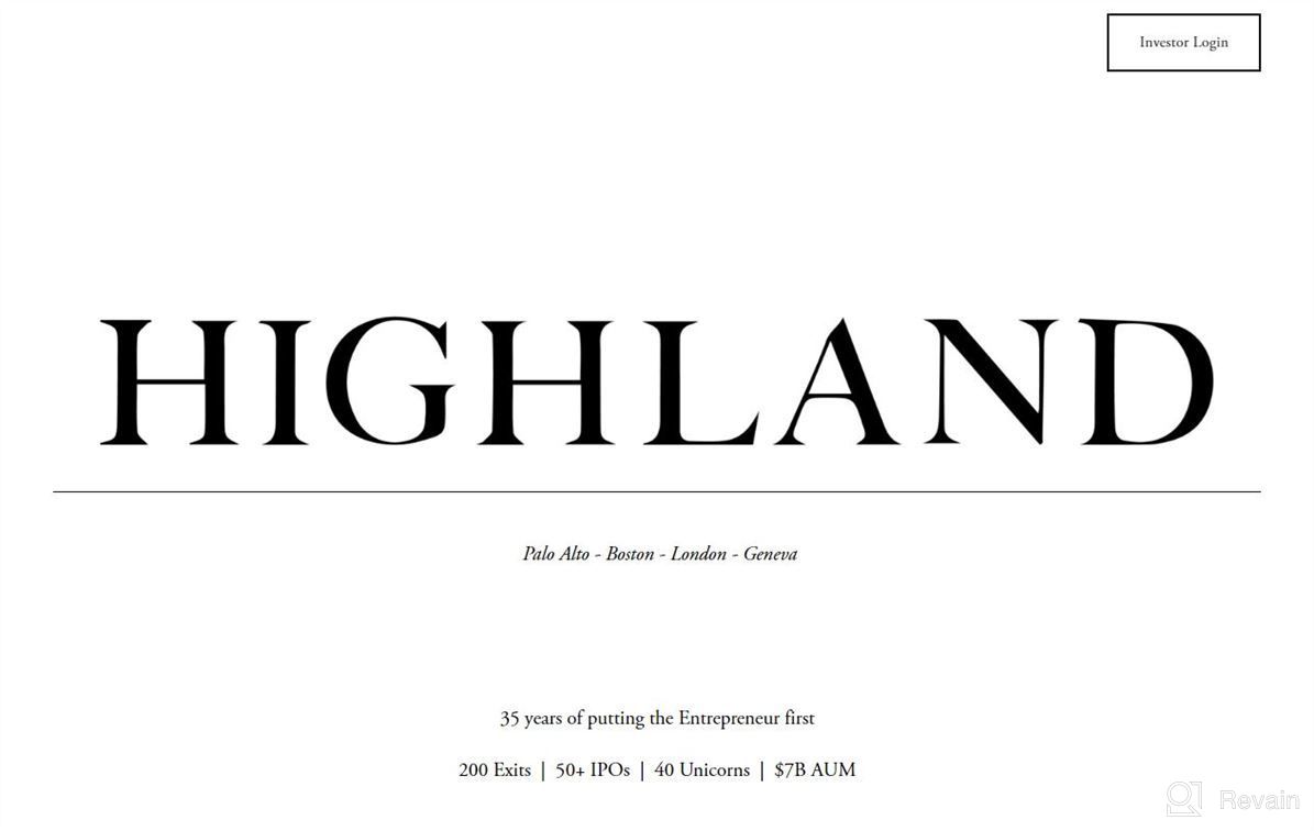 img 1 attached to Highland Capital Partners review by Sean Zamora
