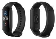 💪 enhanced fitness bracelet: m7 - pressure, heart rate, call notifications, sleep tracker - android and ios compatible (black) logo