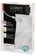 caso zip adapter set bags for vacuum sealer, colorless, 20 pcs. logo