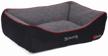 bed for dogs and cats scruffs thermal box bed 60x50 cm 60 cm 50 cm black logo