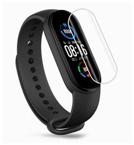 img 4 attached to Protective film for Xiaomi Mi Band 4,5,6 set 2 pcs / Film for smart watch Xiaomi Mi Band 4 / 5 / 6