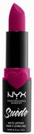 💄 nyx suede matte lipstick - clinger 12 shade logo