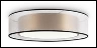 ceiling lamp freya zoticus fr6005cl, 36 w, number of lamps: 1 pcs., frame color: gold, shade color: gold logo