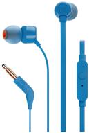 earphones jbl tune 110, blue logo
