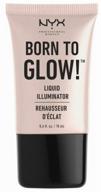 nyx professional makeup хайлайтер жидкий born to glow liquid illuminator, sunbeam логотип