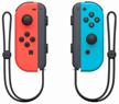nintendo switch joy-con controllers duo gamepad, red/blue logo