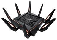 🔌 asus gt-ax11000 wifi router in sleek black for enhanced connectivity logo