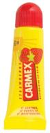 carmex balsam for lips strawberry tube logo